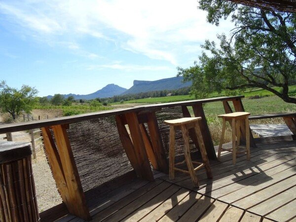 Cabane 2 voyageurs, avec jardin