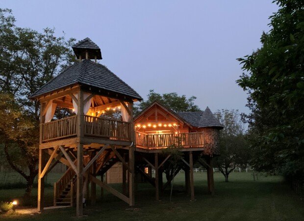 Cabane romantique, 1 chambre, avec jardin