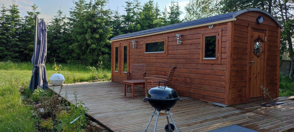 Roulotte 1 chambre, avec jardin