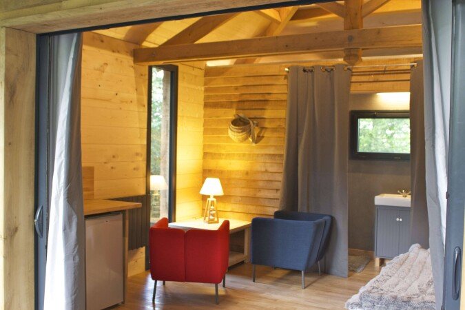 Cabane 1 chambre, avec jardin