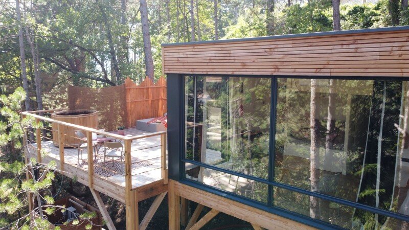 Hébergement insolite romantique, 1 chambre, avec jardin