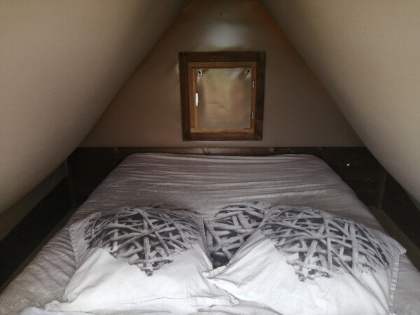 Tente romantique, 1 chambre, avec jardin