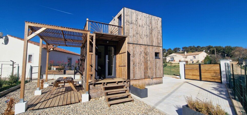 Ecolodge romantique, 1 chambre, avec jardin