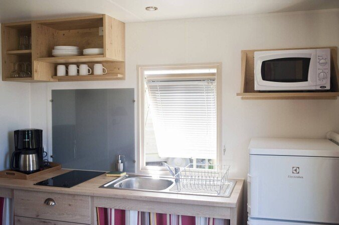 Roulotte romantique, 2 chambres, avec jardin