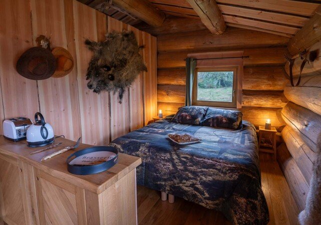 Cabane 1 chambre, avec cheminée