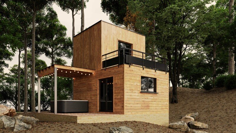 Hébergement insolite 1 chambre, avec jardin