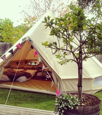 Tente confortable, 1 chambre, avec wifi