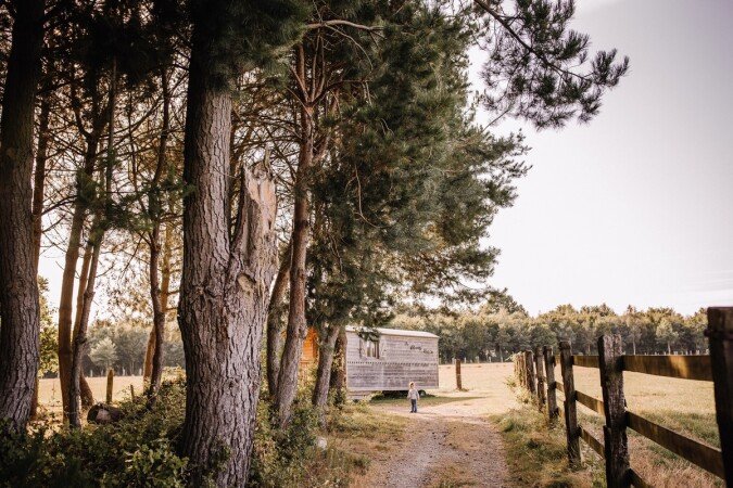 Roulotte 1 chambre, avec jardin