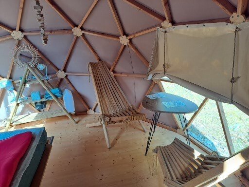 Dôme romantique, 2 voyageurs