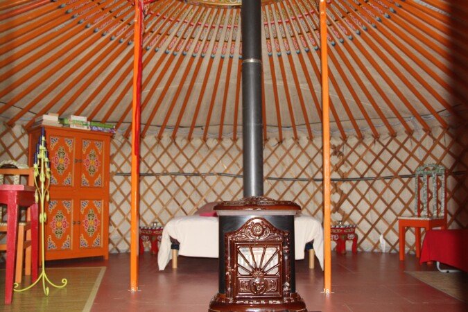 Yourte 1 chambre, avec jardin