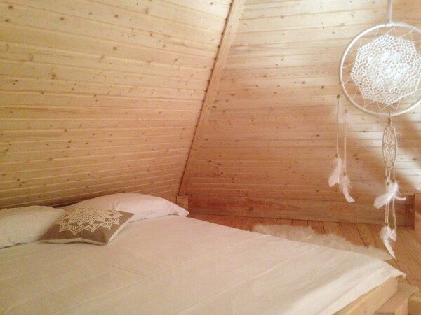 Cabane 2 chambres, avec jardin