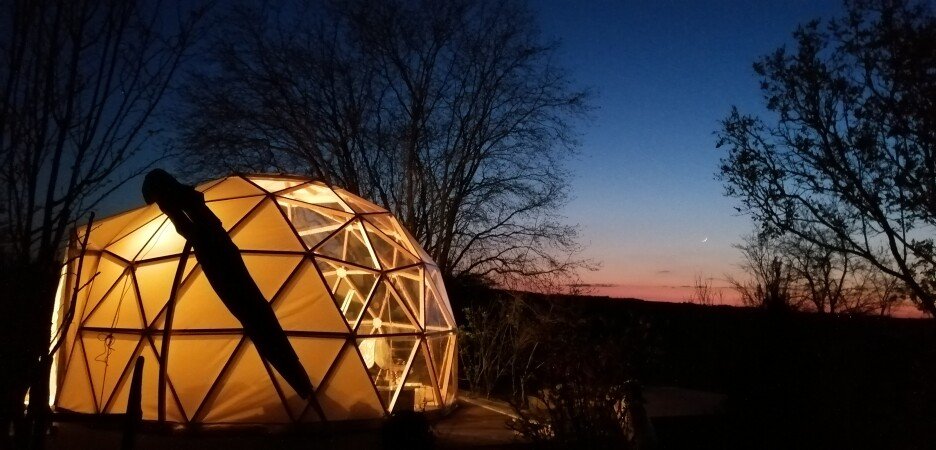 Tente 1 chambre, avec jardin