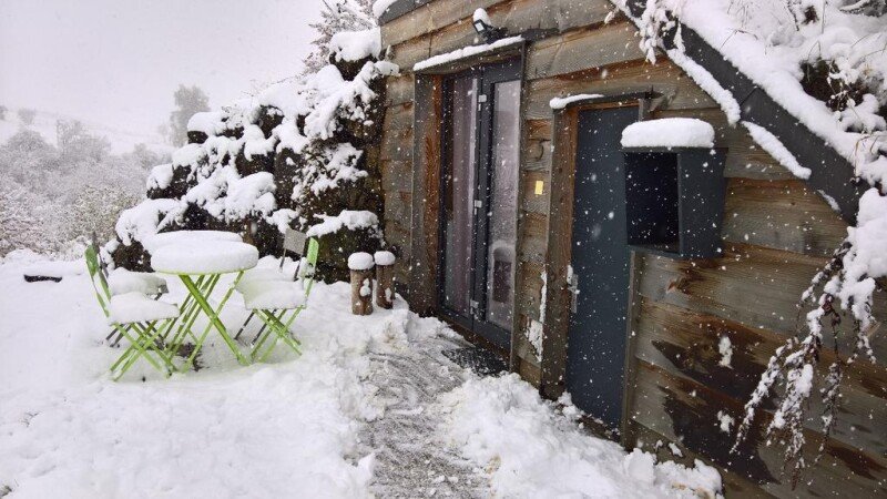Cabane végétalisée 1 chambre, avec jardin