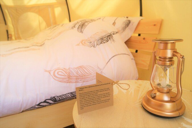 Tente romantique, 2 voyageurs, avec jardin