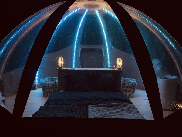 Dôme 1 chambre, avec jardin