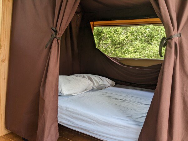 Tente 1 chambre, avec jardin