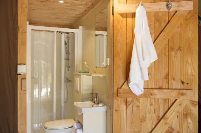 Tente 2 chambres, avec jardin