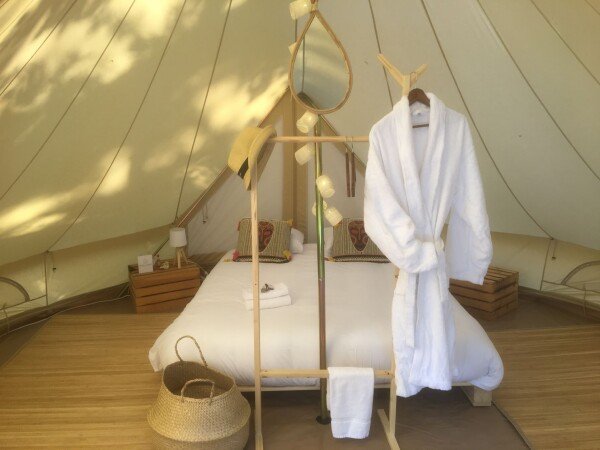 Tente confortable, 1 chambre, avec jardin