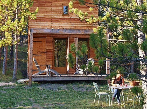 Cabane 1 chambre, avec jardin