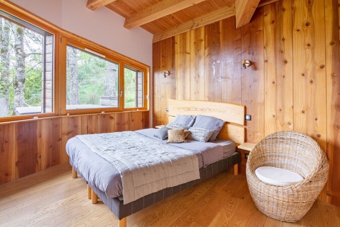 Cabane végétalisée 2 chambres, avec jardin