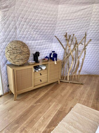 Dôme romantique, 1 chambre, avec jardin