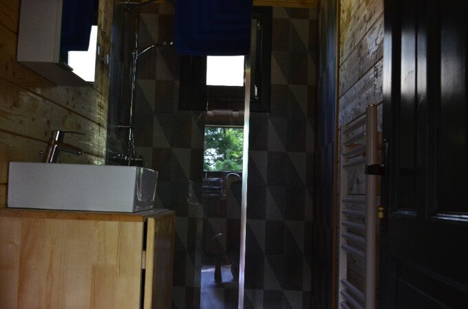 Cabane confortable, 3 chambres, avec jardin