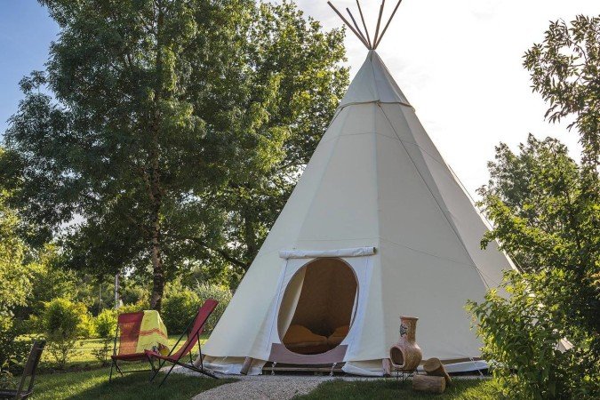 Tipi 4 voyageurs, avec jardin