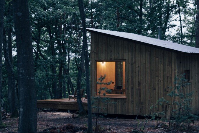 Cabane romantique, 1 chambre, avec jardin