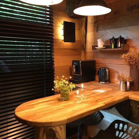 Cabane confortable, 1 chambre, avec jardin