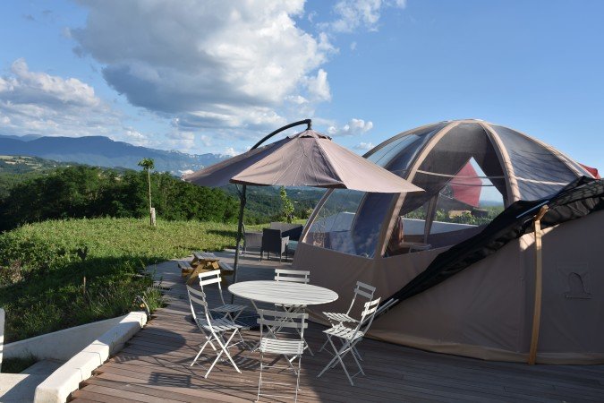 Bulle romantique, 3 chambres, avec jardin