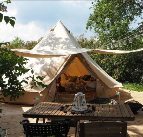 Tente 1 chambre, avec wifi