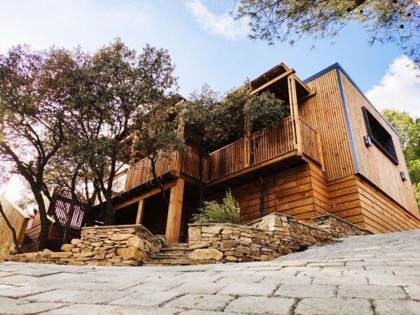 Ecolodge romantique, 1 chambre, avec jardin