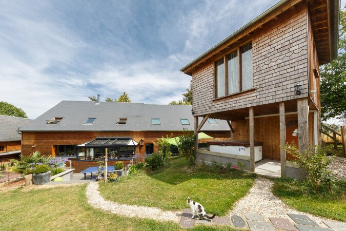 Cabane dans les arbres confortable, 1 chambre, avec jardin