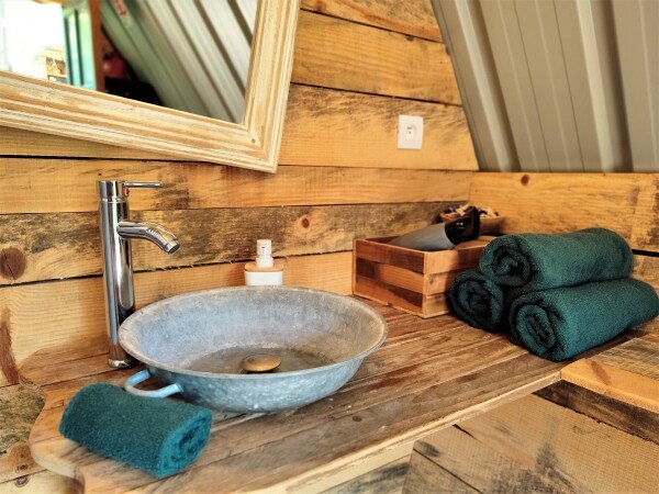 Cabane bien-être, 1 chambre, avec jardin