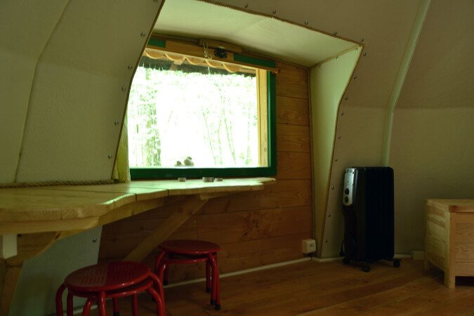 Cabane 1 chambre, avec jardin