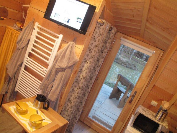 Cabane 2 voyageurs, avec jardin