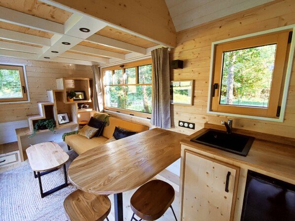 Dôme 2 chambres, avec jardin