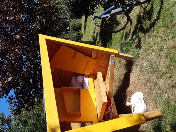 Cabane 2 voyageurs, avec jardin