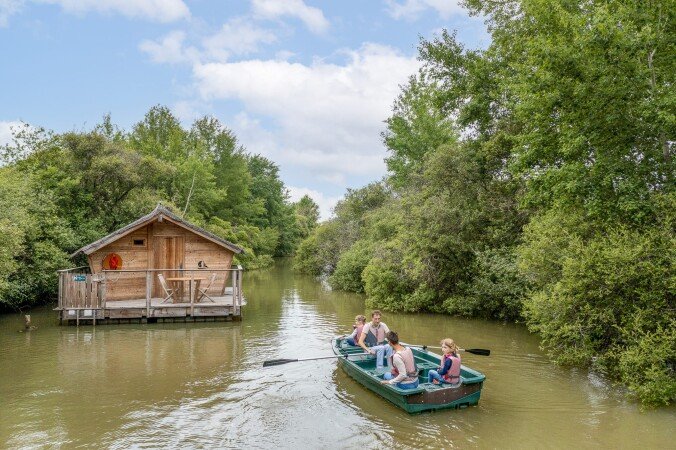 Cabane 3 voyageurs, avec jardin