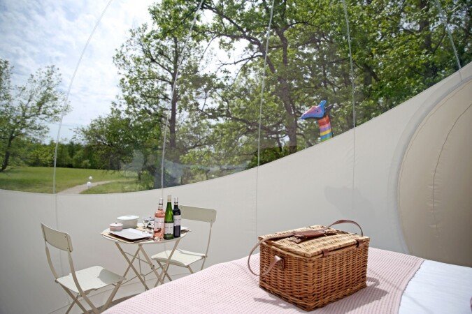 Bulle 1 chambre, avec jardin