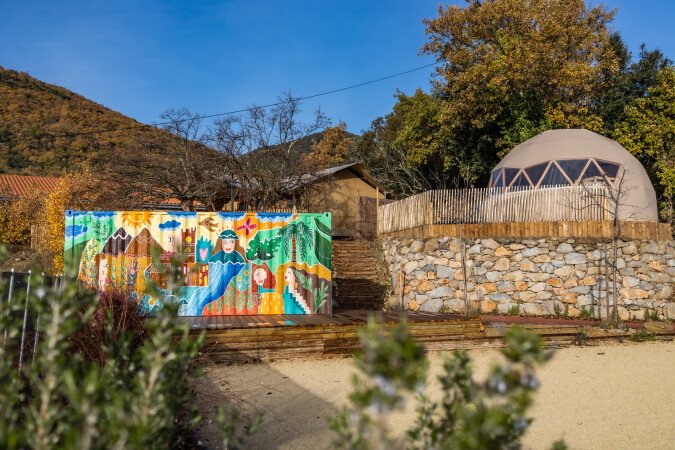 Dôme 1 chambre, avec jardin