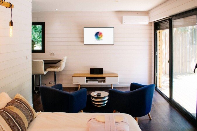 Cabane 1 chambre, avec jardin