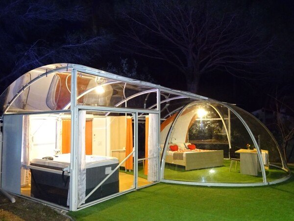 Bulle 1 chambre, avec jardin