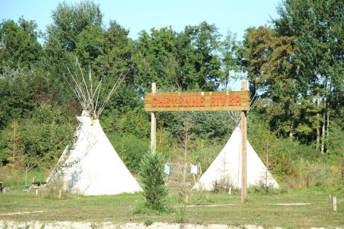 Tipi 5 voyageurs, avec jardin