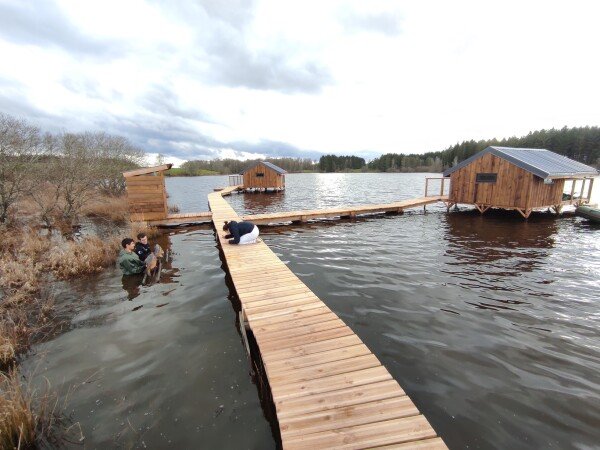 Cabane sur l'eau romantique, 1 chambre