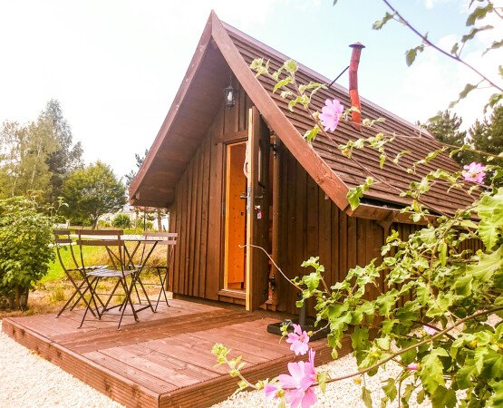 Cabane confortable, 1 chambre, avec jardin