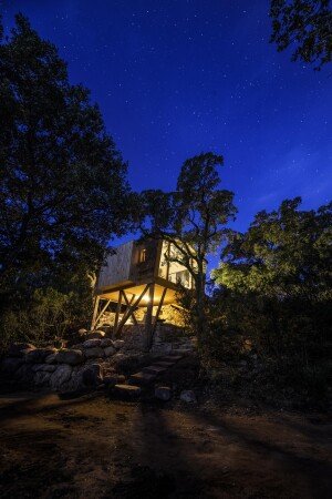 Cabane bien-être, 1 chambre, avec jardin