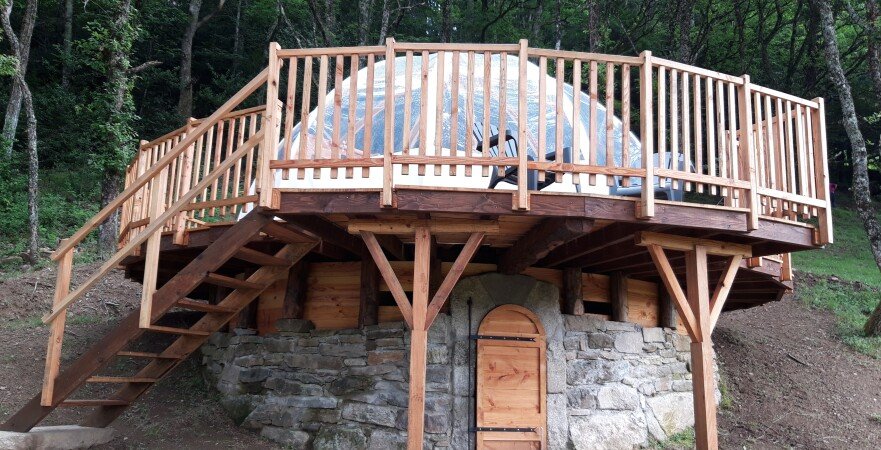 Hébergement insolite confortable, 1 chambre, avec jardin