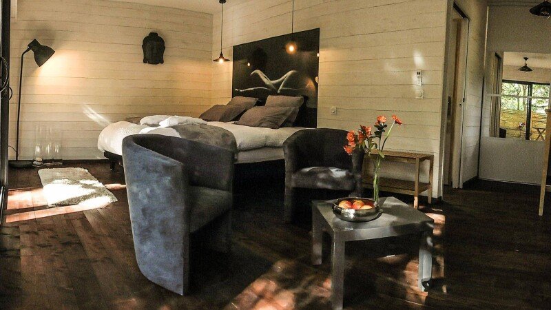 Cabane 1 chambre, avec jardin