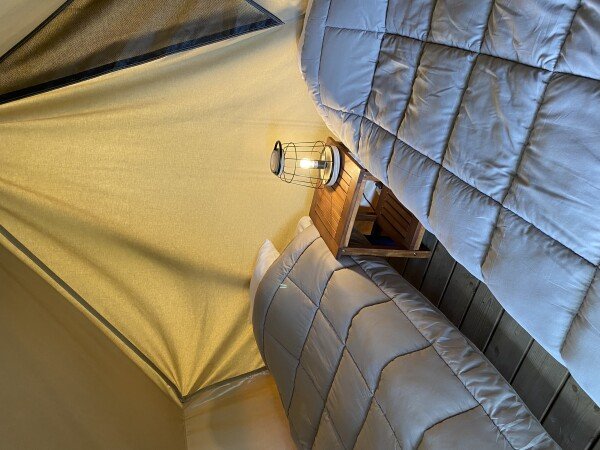 Tente 2 voyageurs, avec jardin